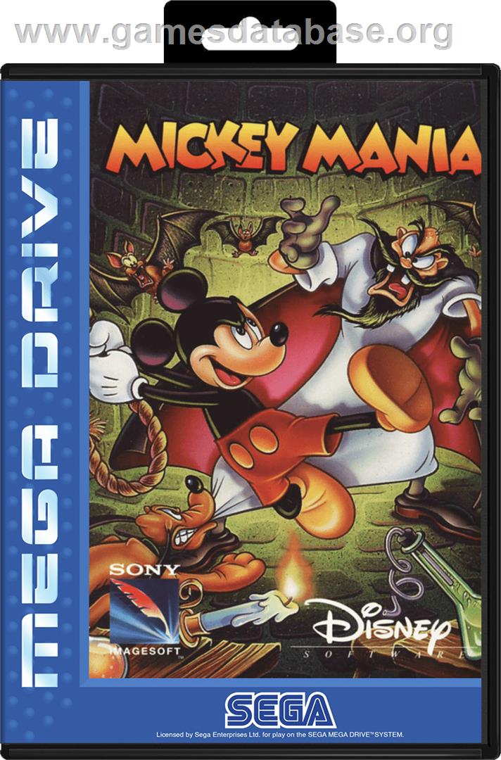 Mickey Mania - Sega Genesis - Artwork - Box