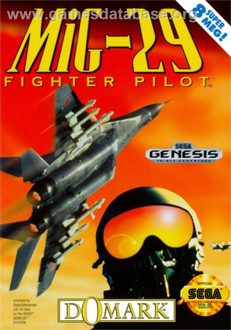 Mig-29 - Sega Genesis - Artwork - Box