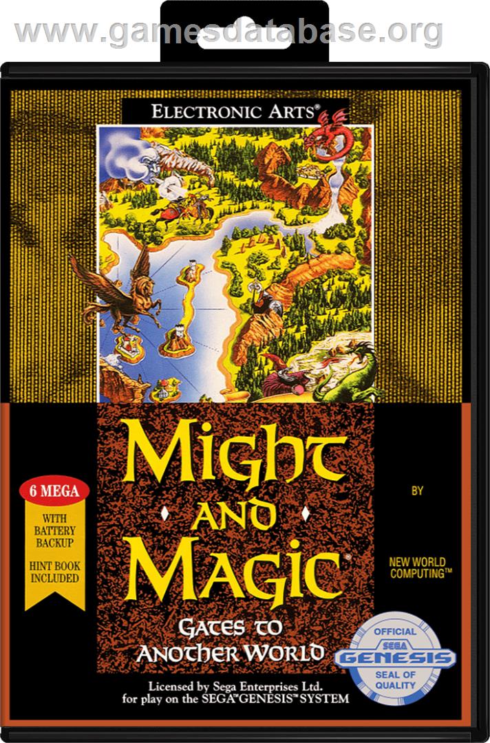 Might and Magic 2: Gates to Another World - Sega Genesis - Artwork - Box