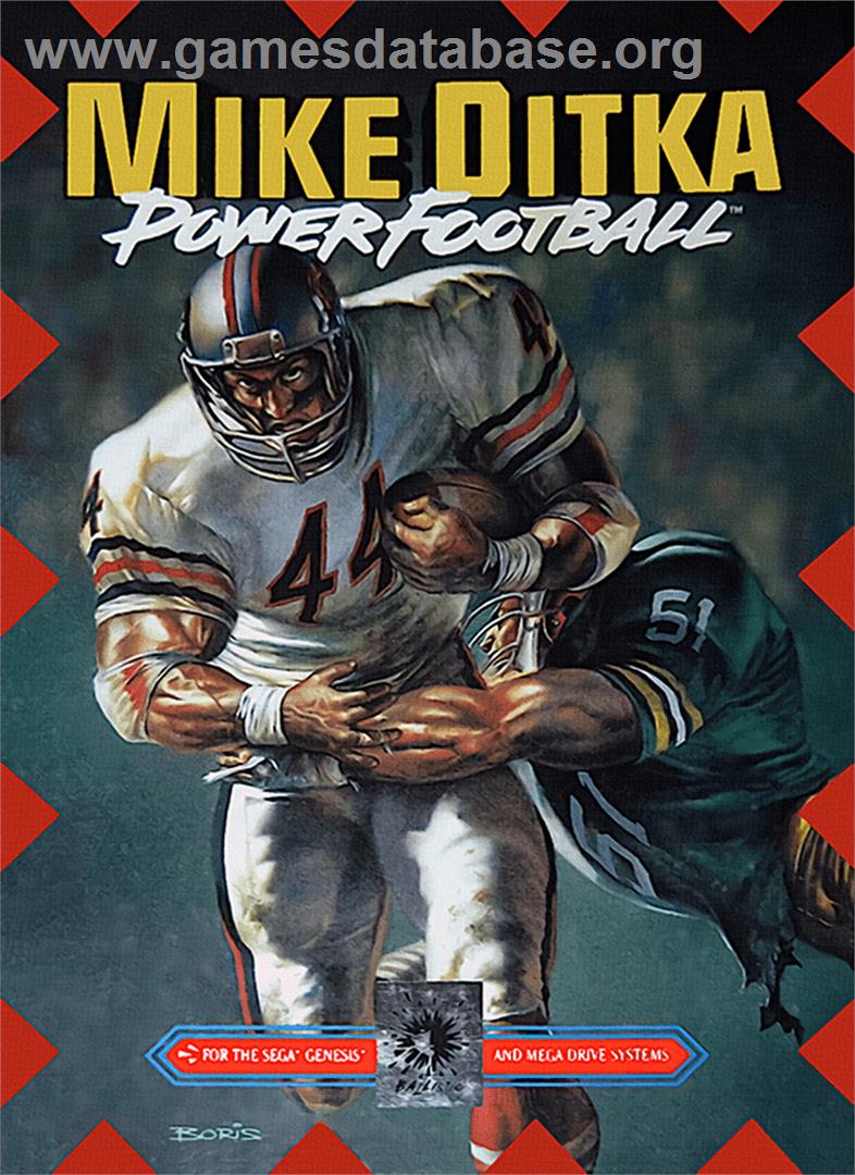 Mike Ditka Power Football - Sega Genesis - Artwork - Box