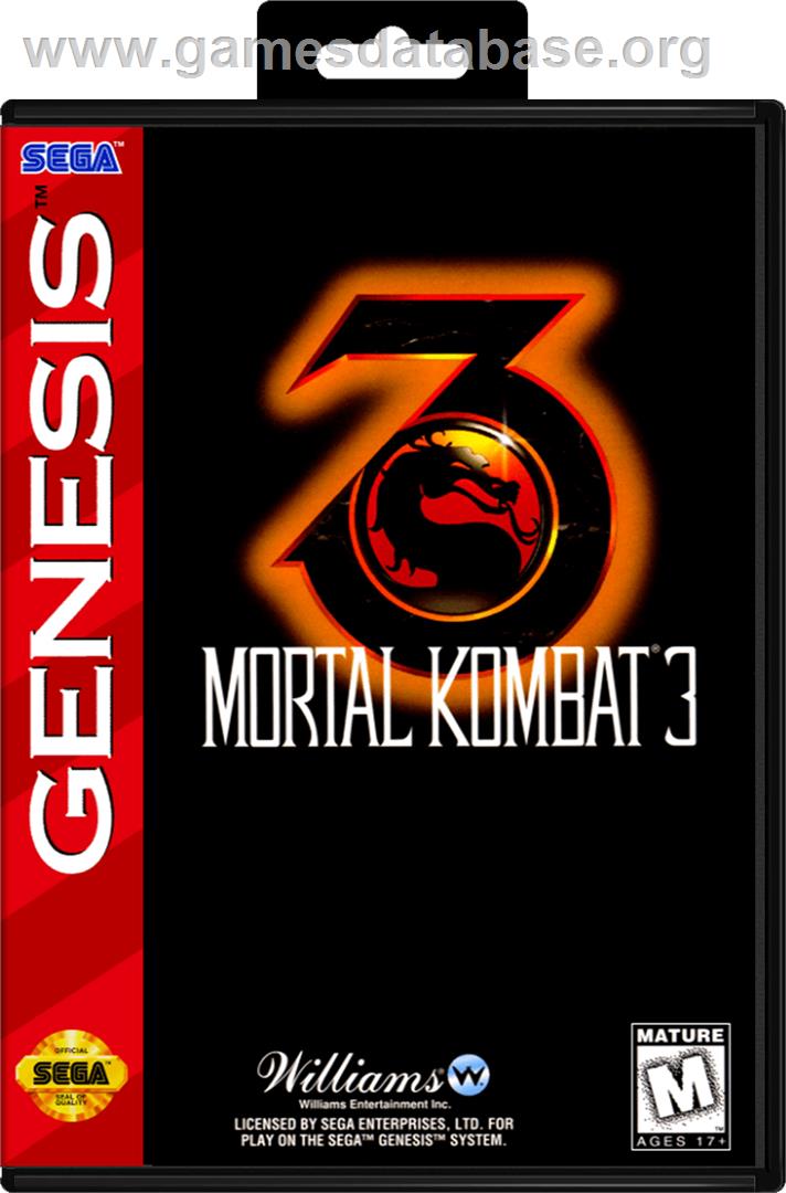 Mortal Kombat 3 - Sega Genesis - Artwork - Box