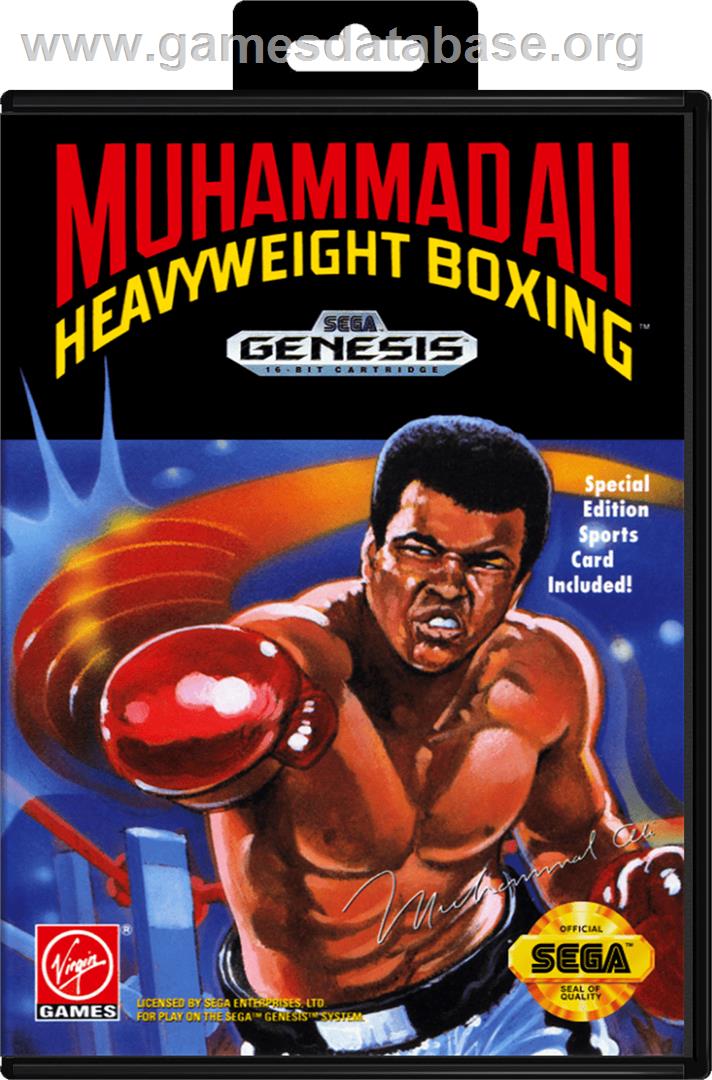 Muhammad Ali Heavyweight Boxing - Sega Genesis - Artwork - Box