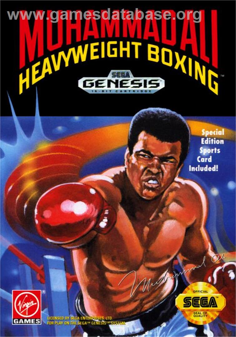 Muhammad Ali Heavyweight Boxing - Sega Genesis - Artwork - Box