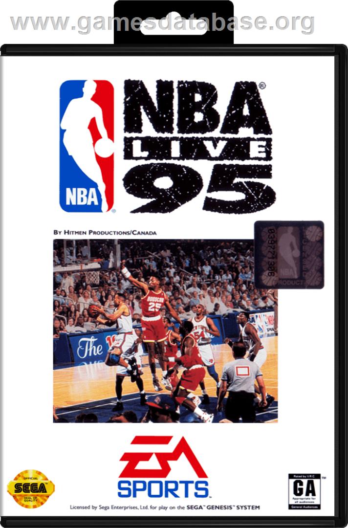 NBA Live '95 - Sega Genesis - Artwork - Box