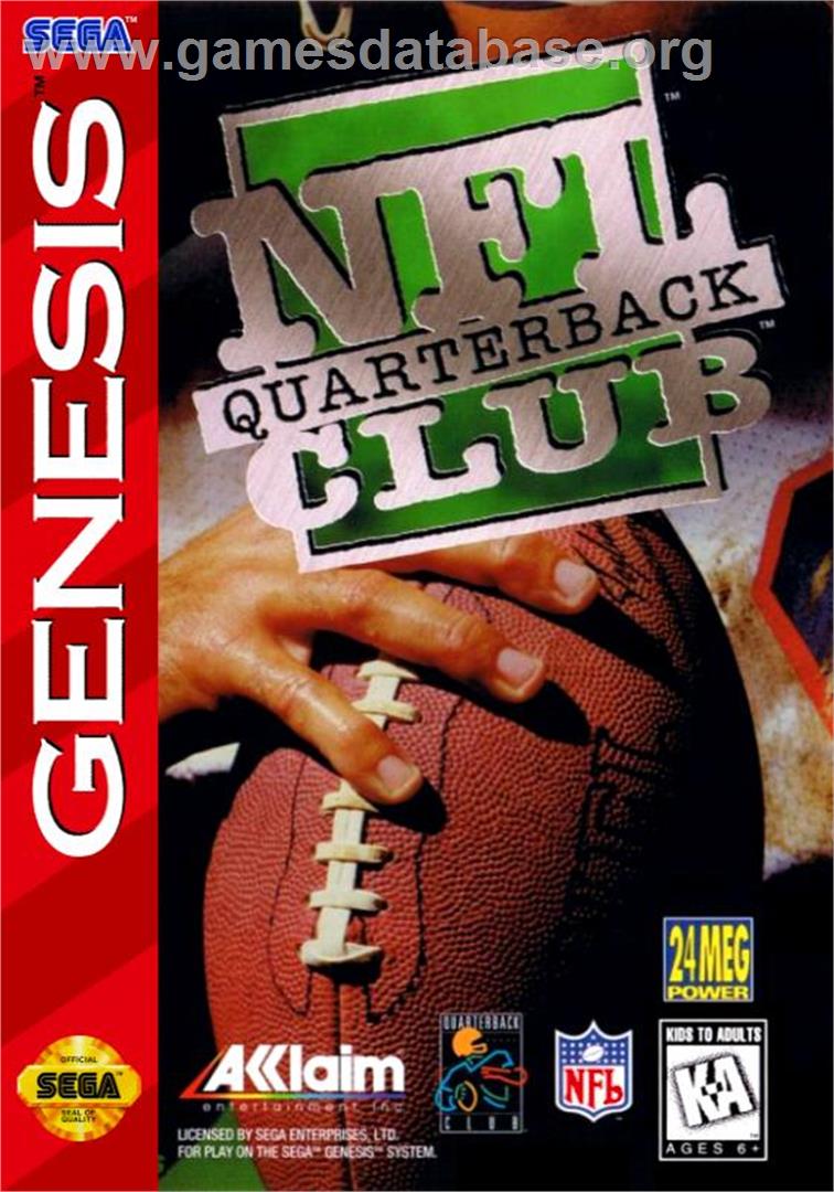 Nfl Quarterback Club '95 - Sega Genesis - Artwork - Box