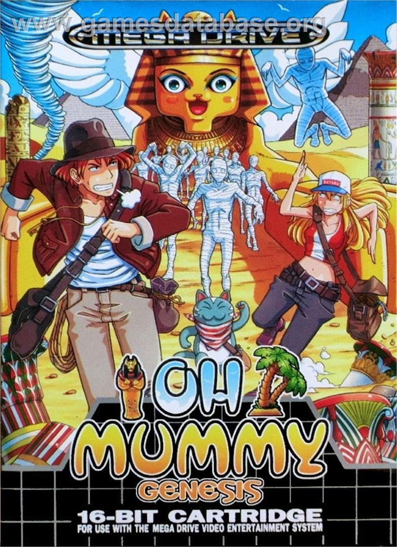 Oh Mummy Genesis - Sega Genesis - Artwork - Box