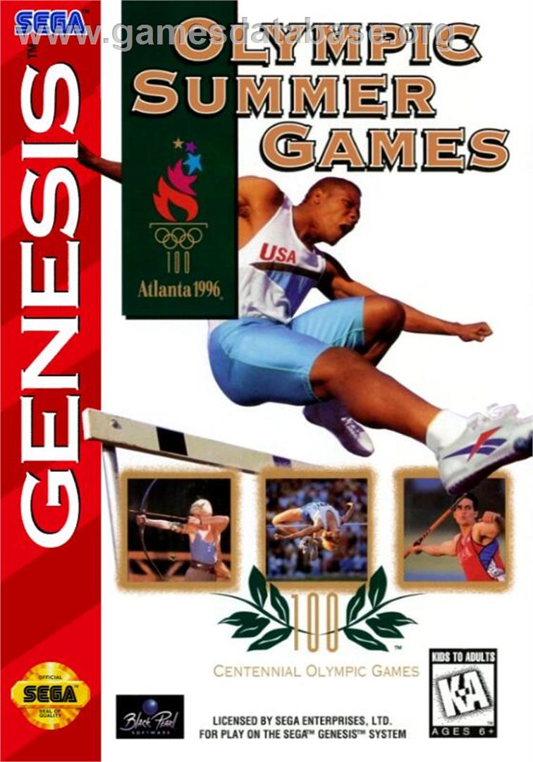 Olympic Summer Games - Sega Genesis - Artwork - Box