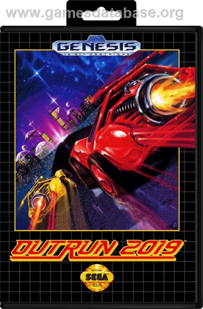 Out Run 2019 - Sega Genesis - Artwork - Box