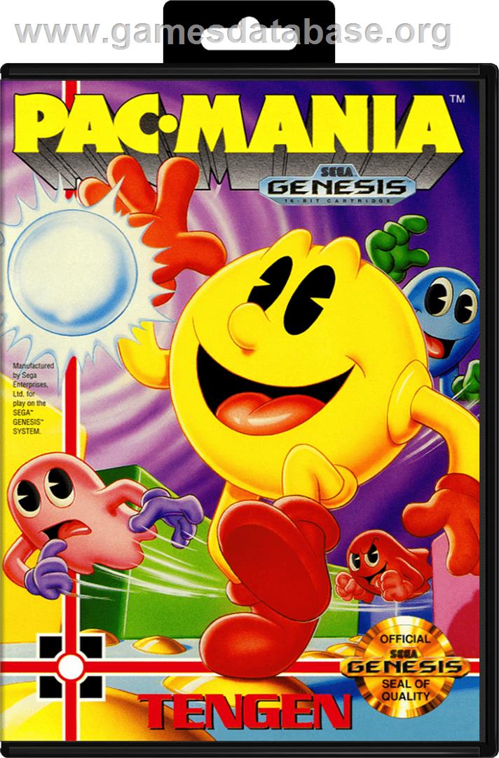 Pac-Mania - Sega Genesis - Artwork - Box