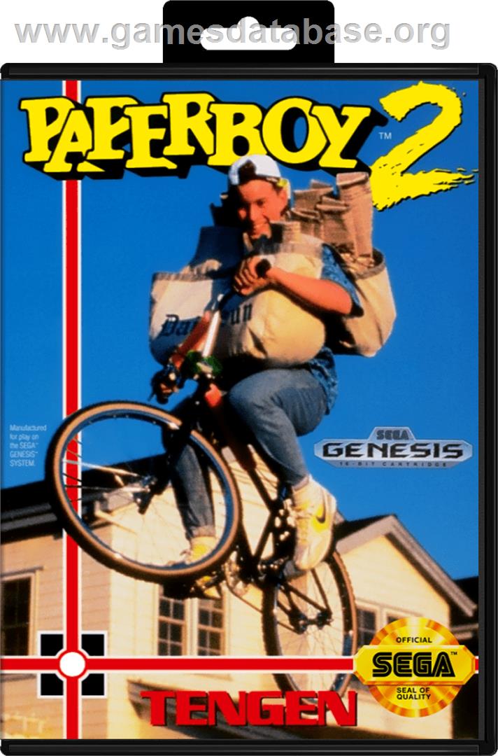 Paperboy 2 - Sega Genesis - Artwork - Box