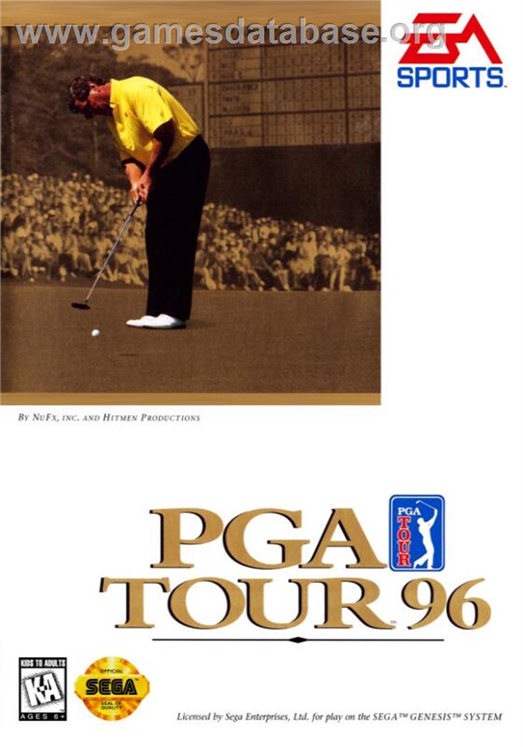 Pga Tour 96 - Sega Genesis - Artwork - Box