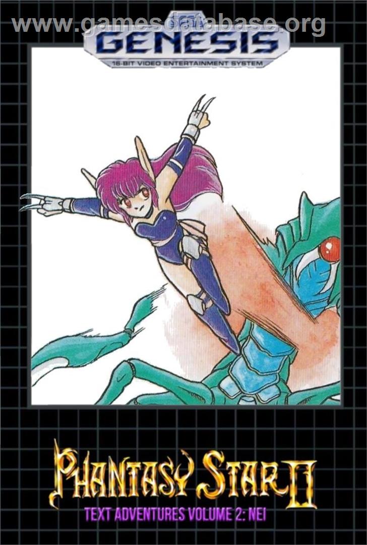Phantasy Star 2 - Nei's Adventure - Sega Genesis - Artwork - Box