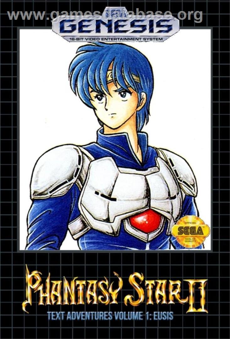 Phantasy Star 2 - Yushis's Adventure - Sega Genesis - Artwork - Box