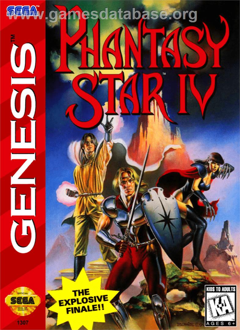 Phantasy Star 4 - Sega Genesis - Artwork - Box
