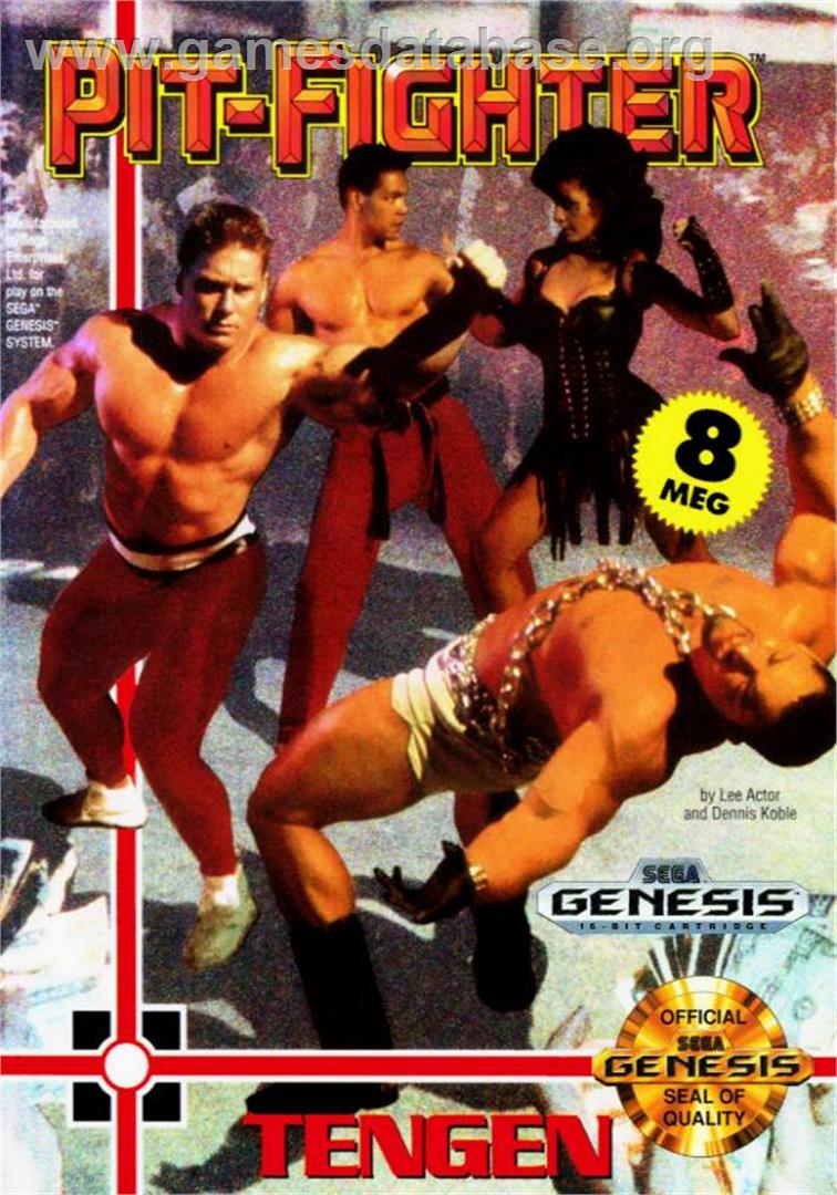 Pit-fighter - Sega Genesis - Artwork - Box