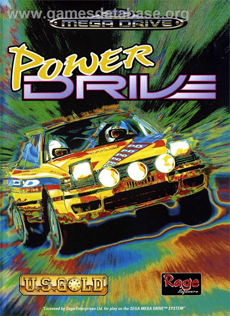 Power Drive - Sega Genesis - Artwork - Box