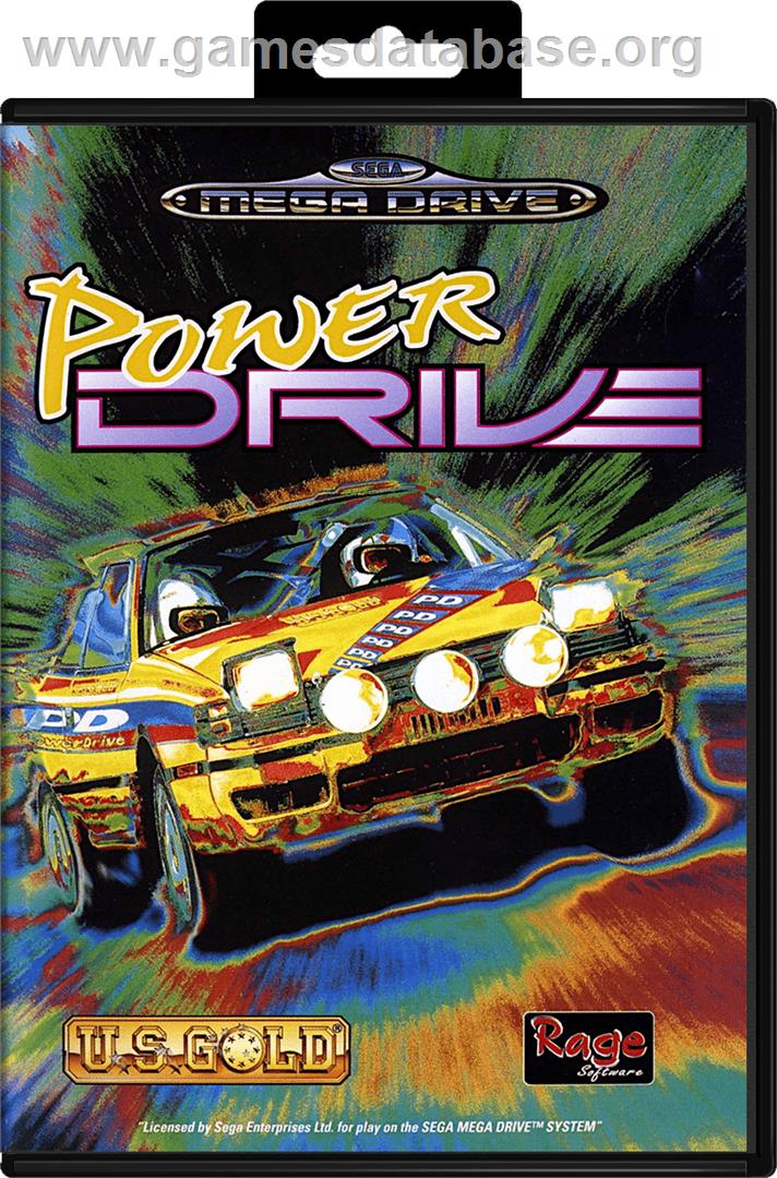 Power Drive - Sega Genesis - Artwork - Box