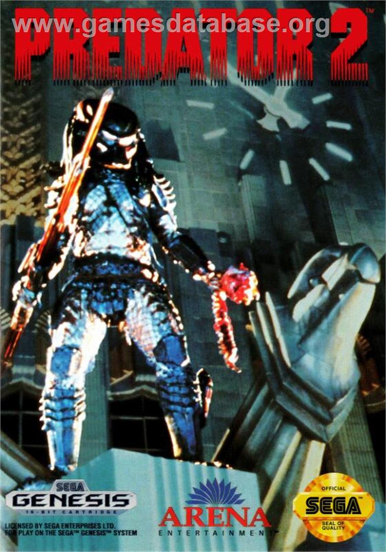 Predator 2 - Sega Genesis - Artwork - Box