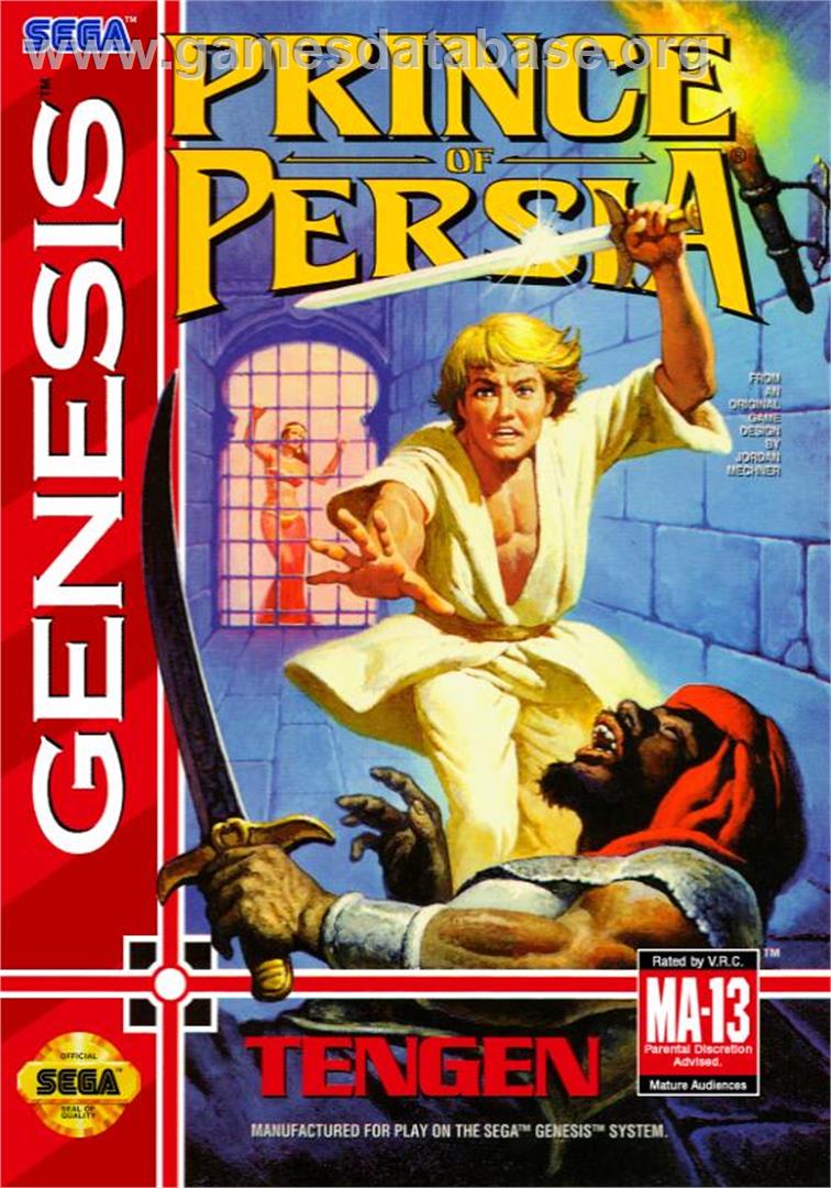 Prince Of Persia - Sega Genesis - Artwork - Box