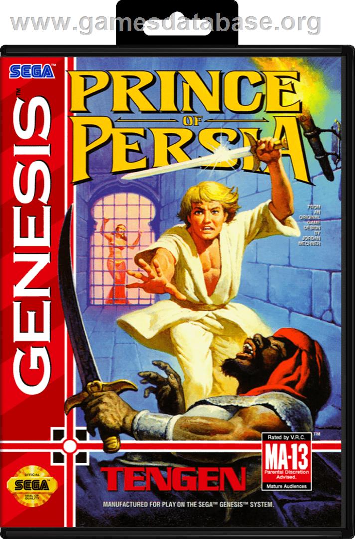 Prince of Persia - Sega Genesis - Artwork - Box