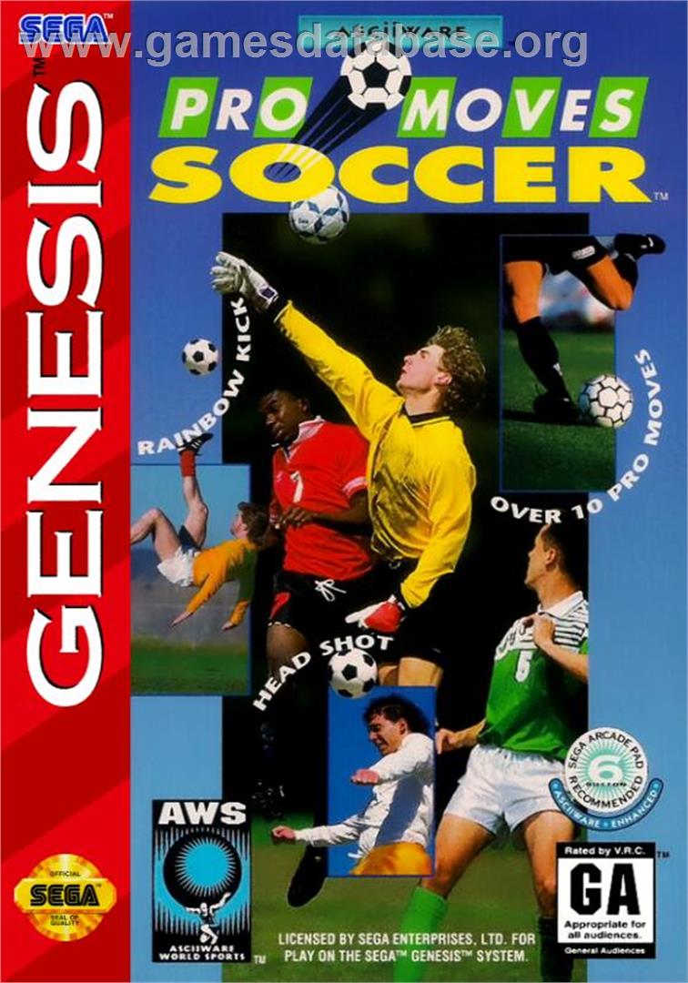 Pro Moves Soccer - Sega Genesis - Artwork - Box