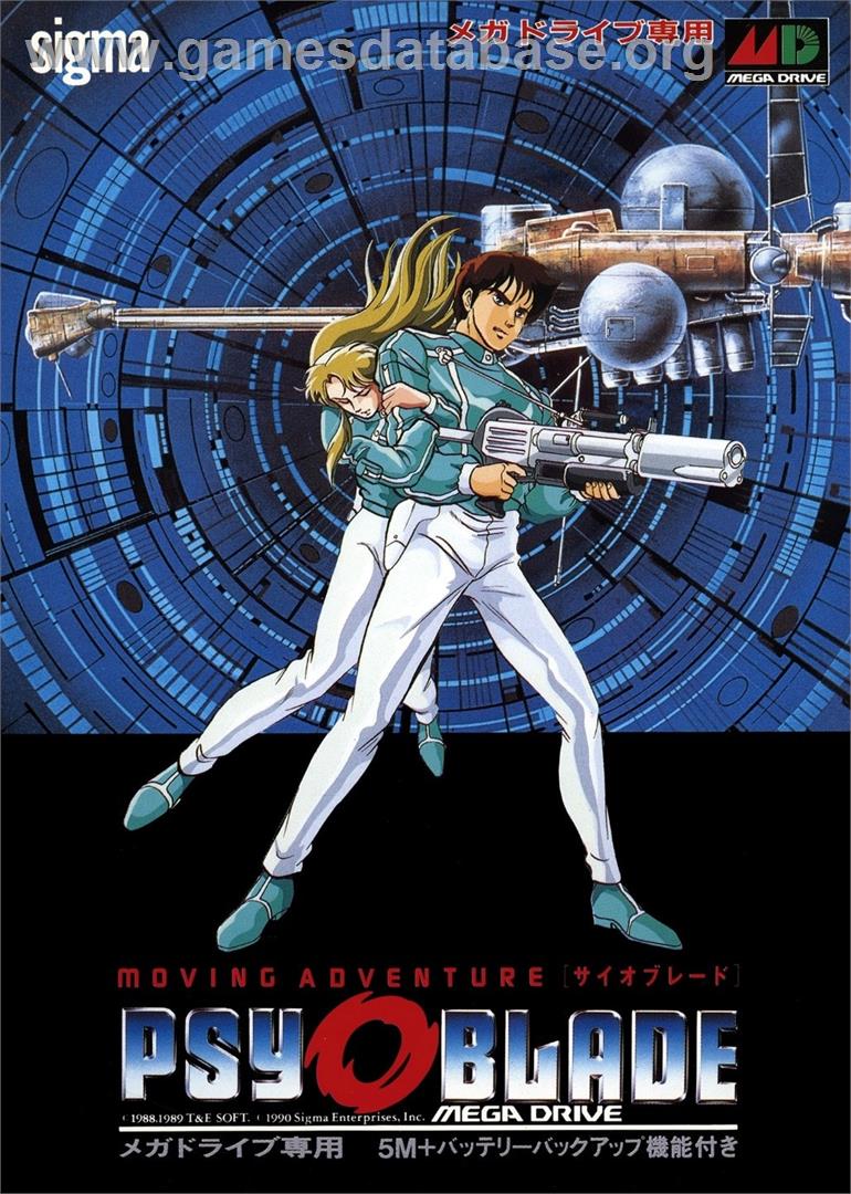 Psy-o-blade - Sega Genesis - Artwork - Box
