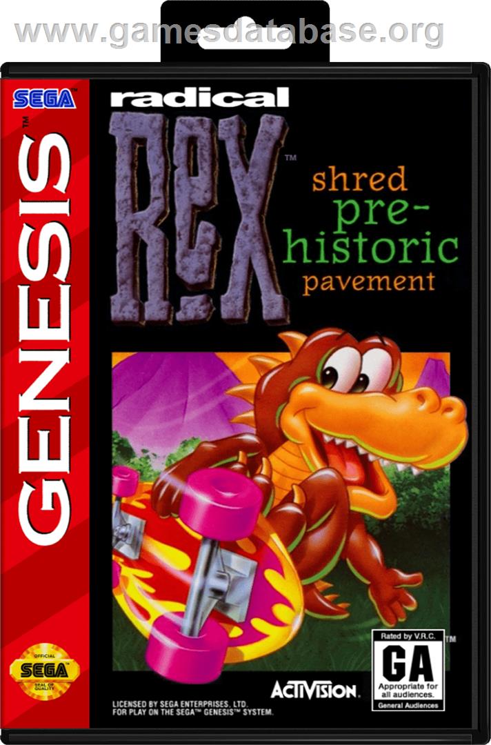 Radical Rex - Sega Genesis - Artwork - Box