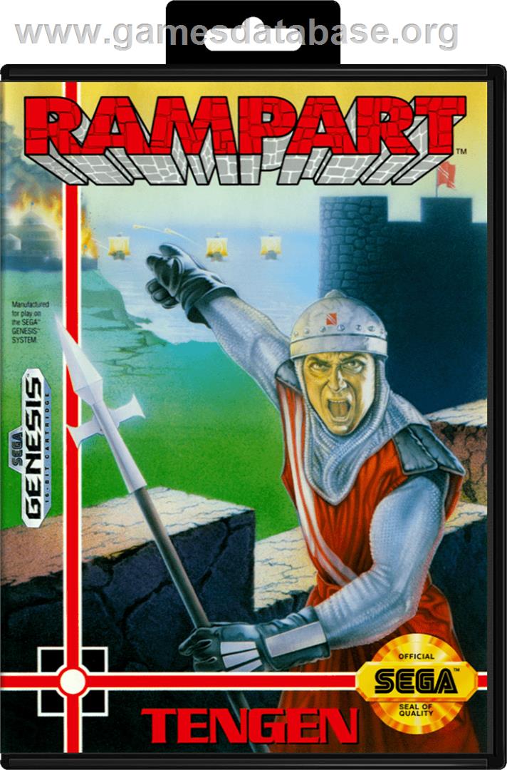 Rampart - Sega Genesis - Artwork - Box