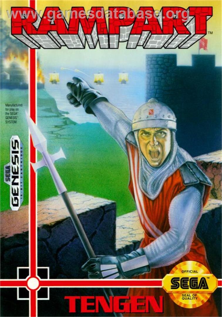 Rampart - Sega Genesis - Artwork - Box