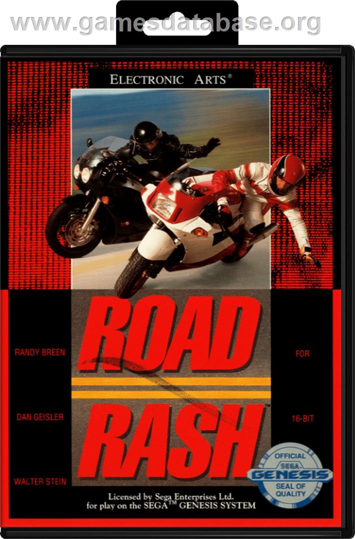 Road Rash - Sega Genesis - Artwork - Box