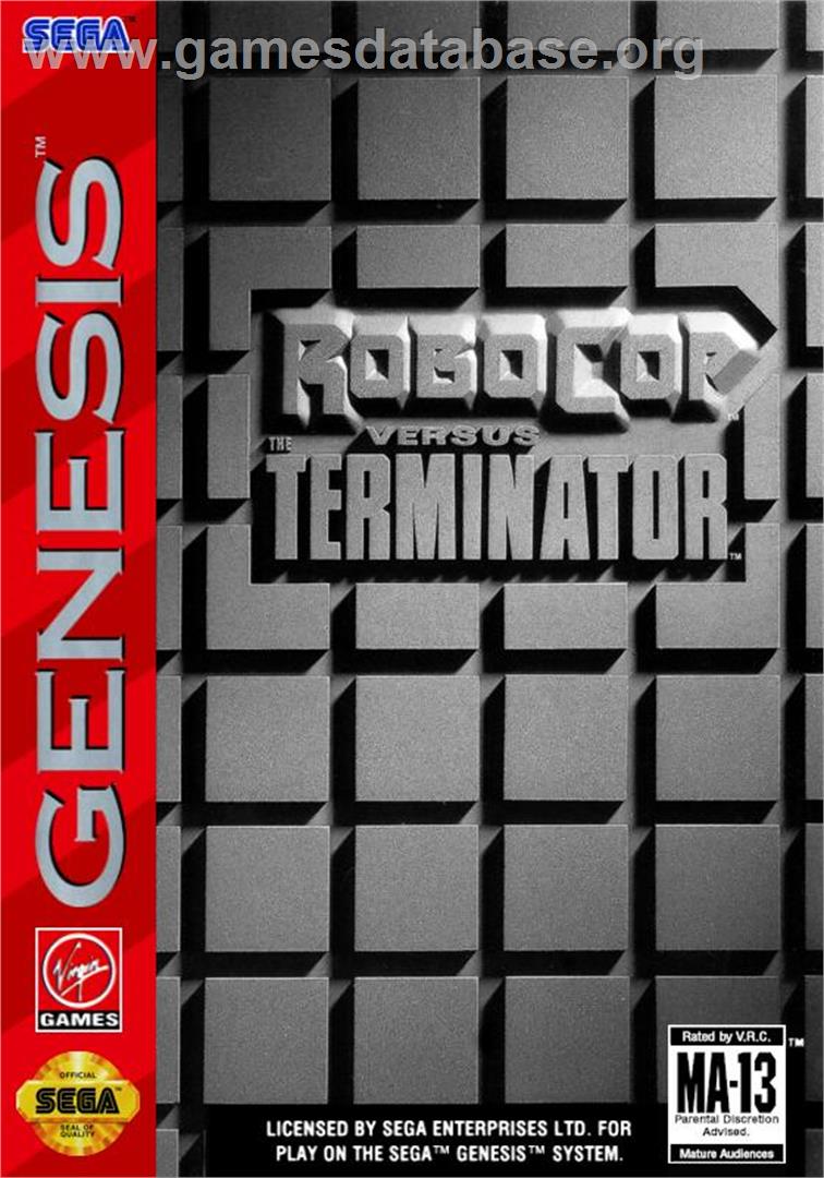 Robocop Vs Terminator - Sega Genesis - Artwork - Box