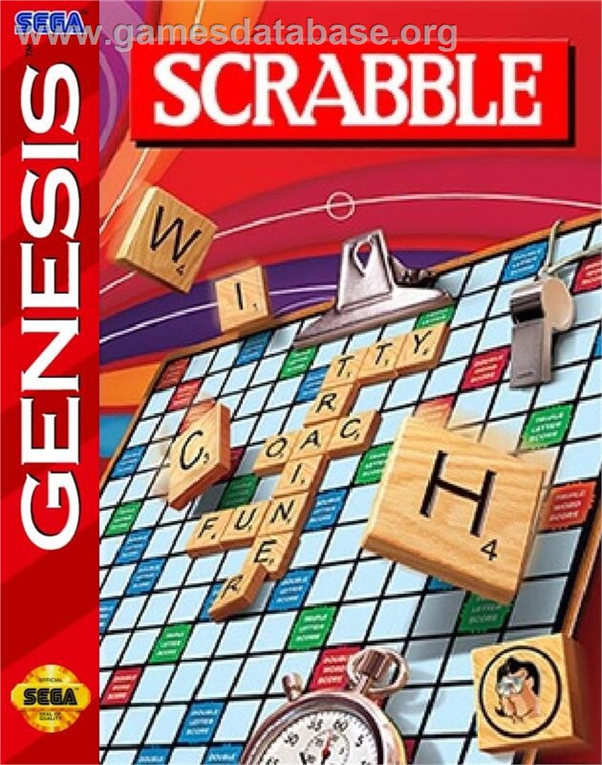 Scrabble - Sega Genesis - Artwork - Box