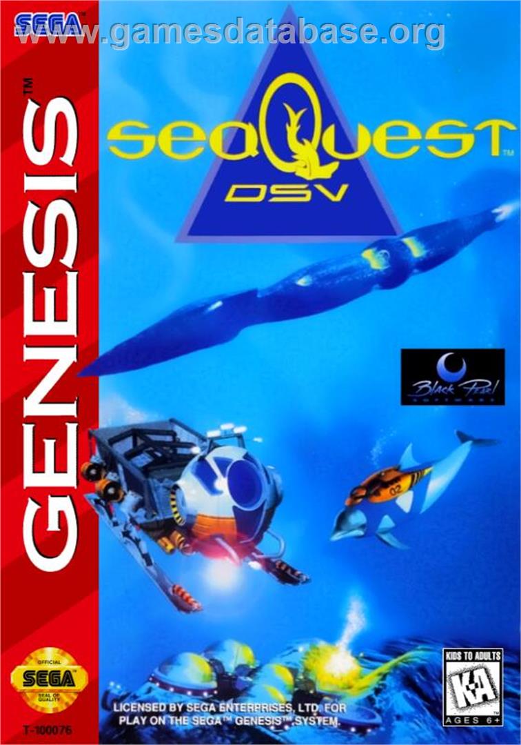 Seaquest Dsv - Sega Genesis - Artwork - Box