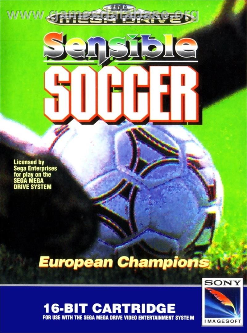 Sensible Soccer - European Champions - Sega Genesis - Artwork - Box