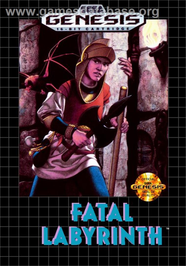 Shi No Meikyu - Labyrinth Of Death - Sega Genesis - Artwork - Box