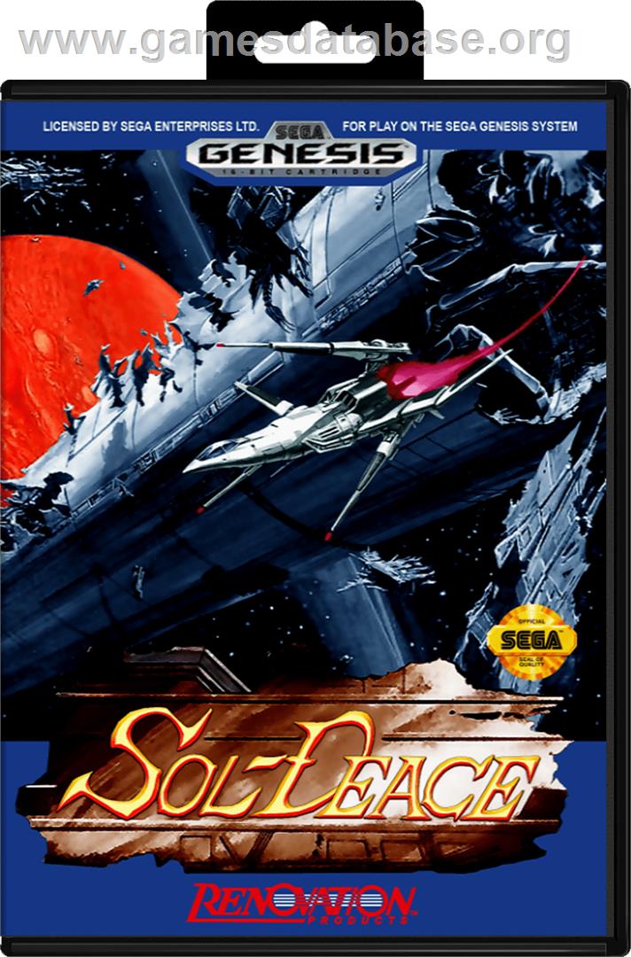 Sol-Feace - Sega Genesis - Artwork - Box