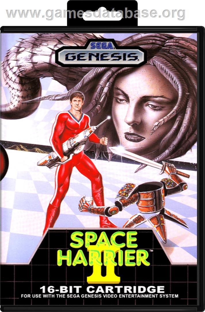 Space Harrier II - Sega Genesis - Artwork - Box