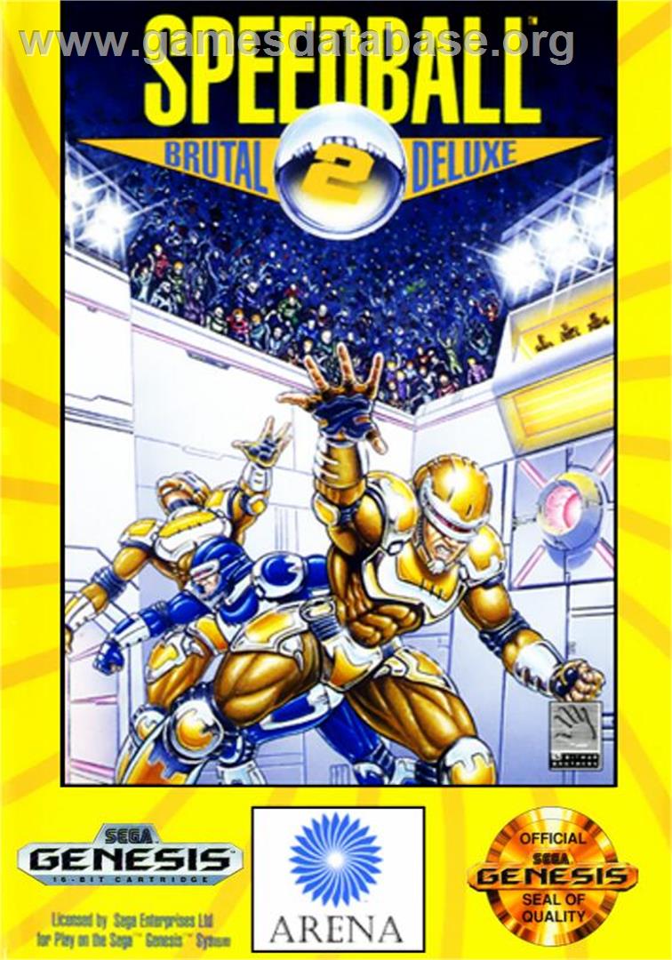 Speedball 2 - Sega Genesis - Artwork - Box