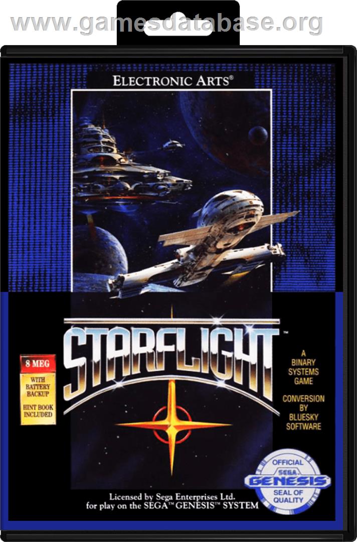 Starflight - Sega Genesis - Artwork - Box