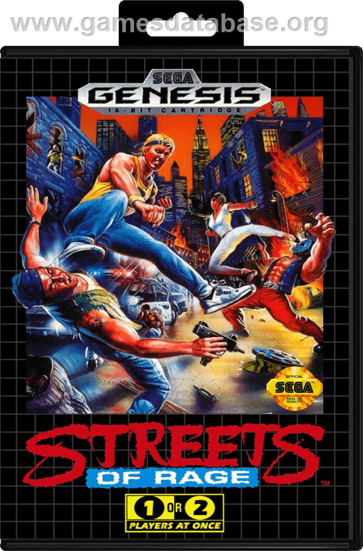 Streets of Rage - Sega Genesis - Artwork - Box