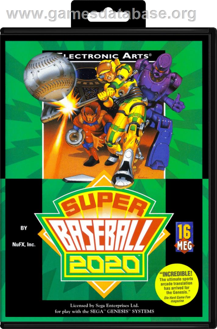 Super Baseball 2020 - Sega Genesis - Artwork - Box
