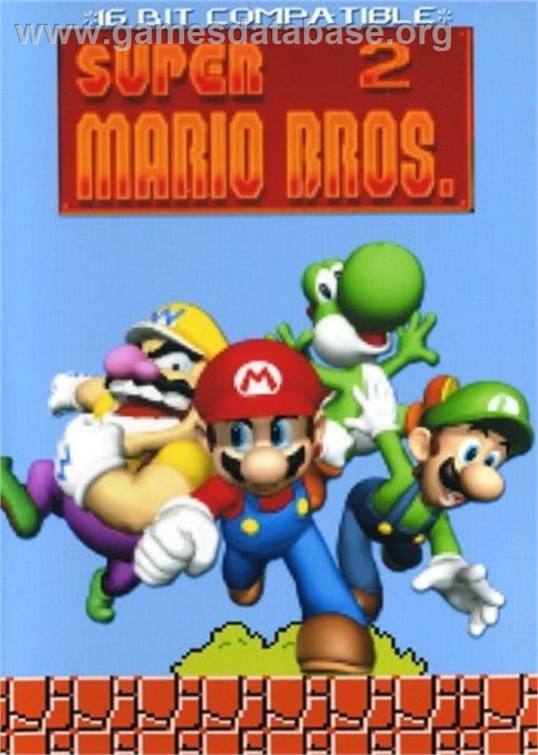 Super Mario Bros. 2 1998 - Sega Genesis - Artwork - Box