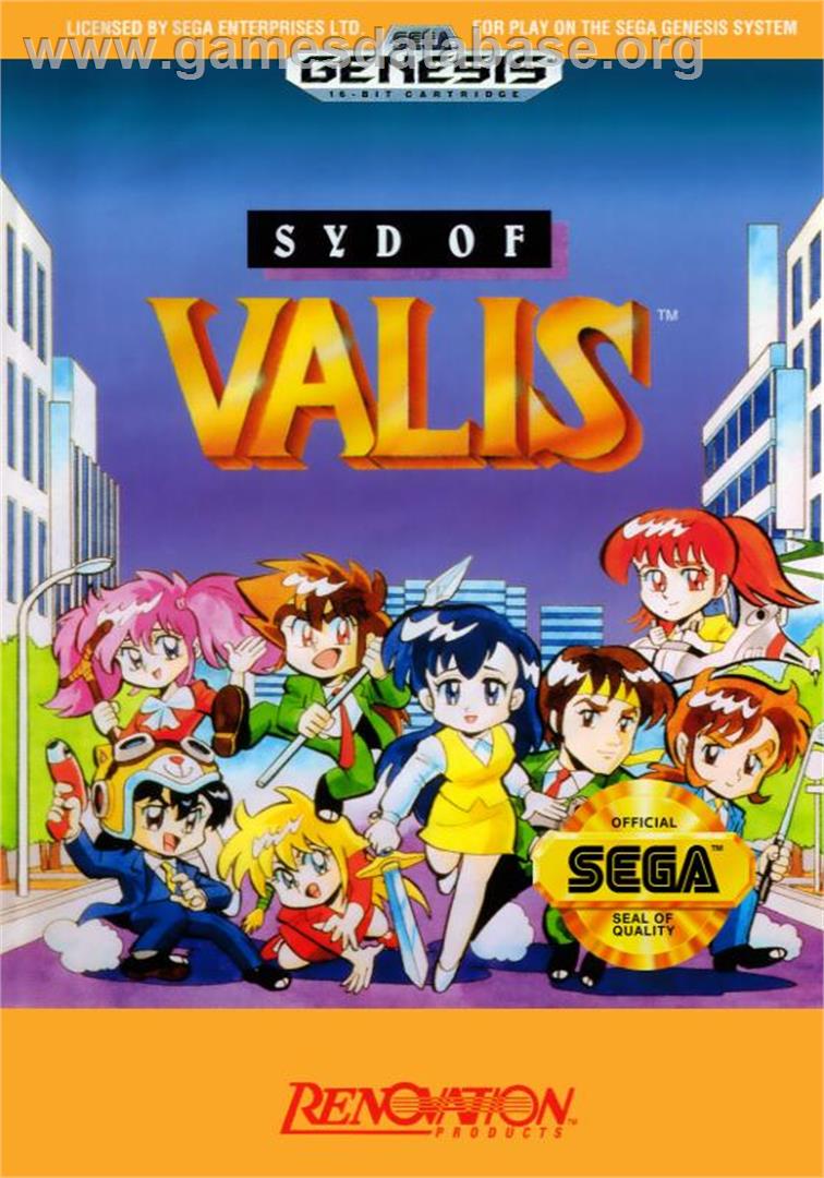 Syd Of Valis - Sega Genesis - Artwork - Box