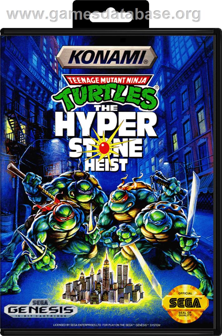Teenage Mutant Ninja Turtles: The HyperStone Heist - Sega Genesis - Artwork - Box