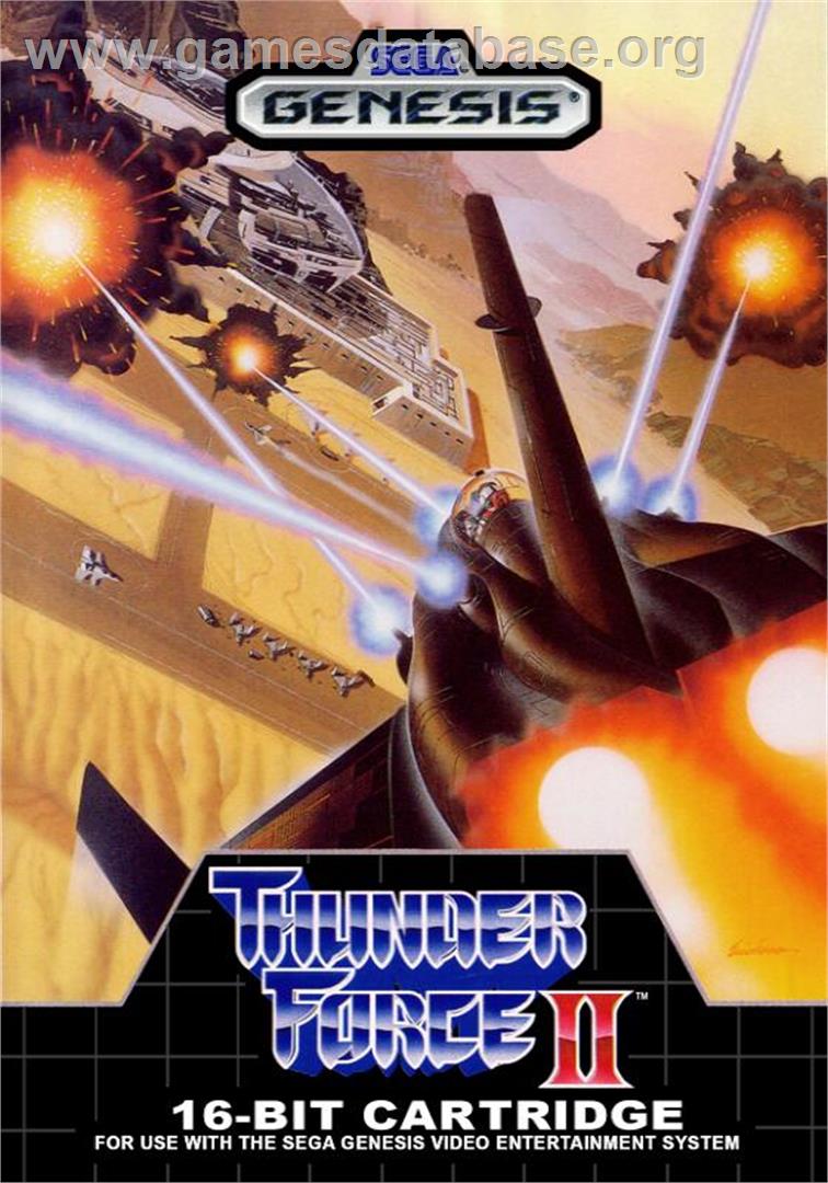 Thunder Force 2 - Sega Genesis - Artwork - Box