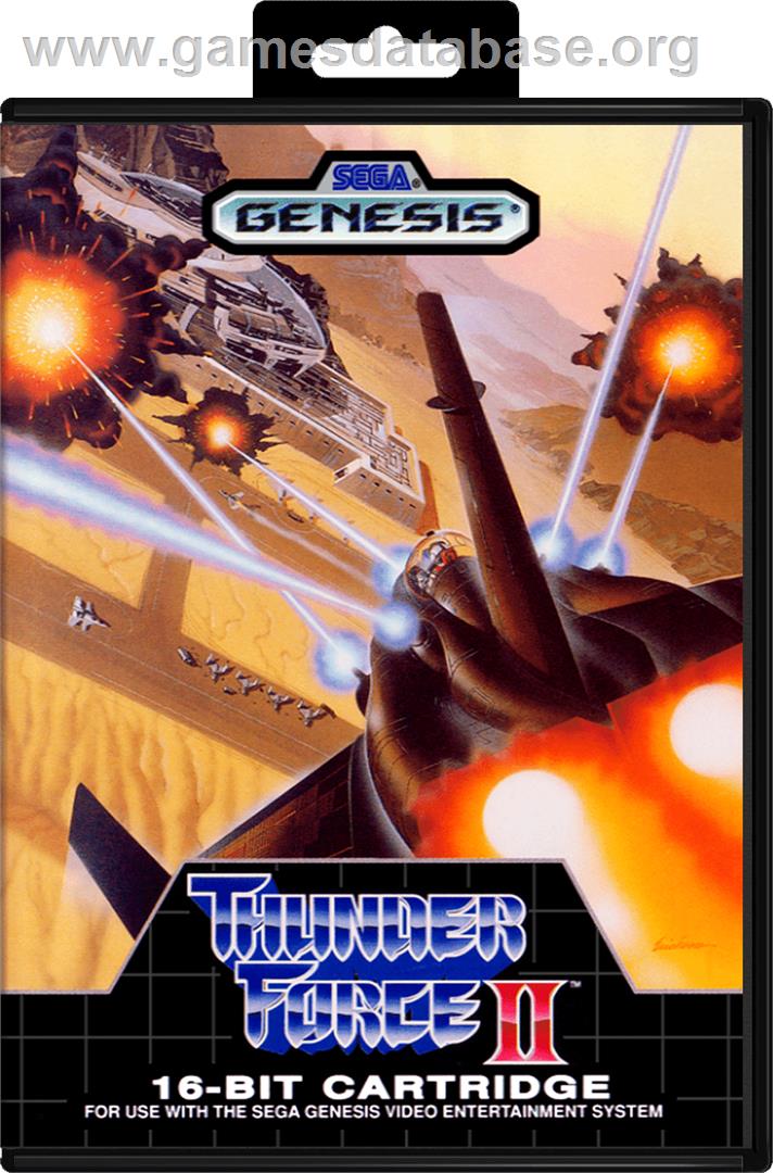 Thunder Force II - Sega Genesis - Artwork - Box