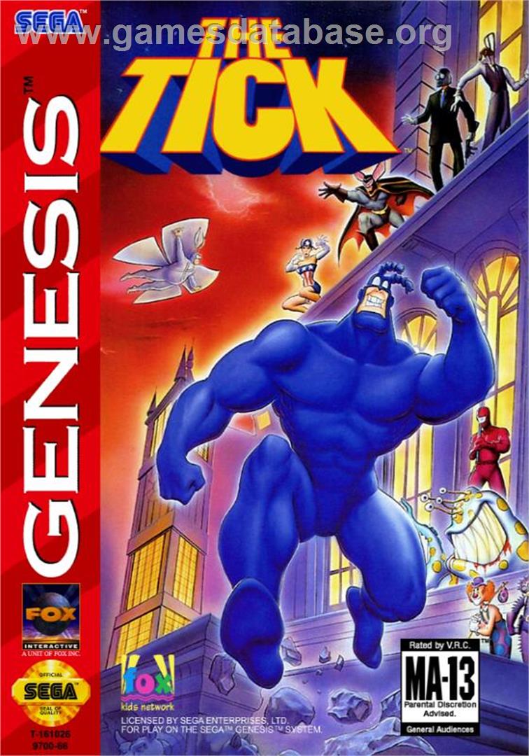 Tick, The - Sega Genesis - Artwork - Box