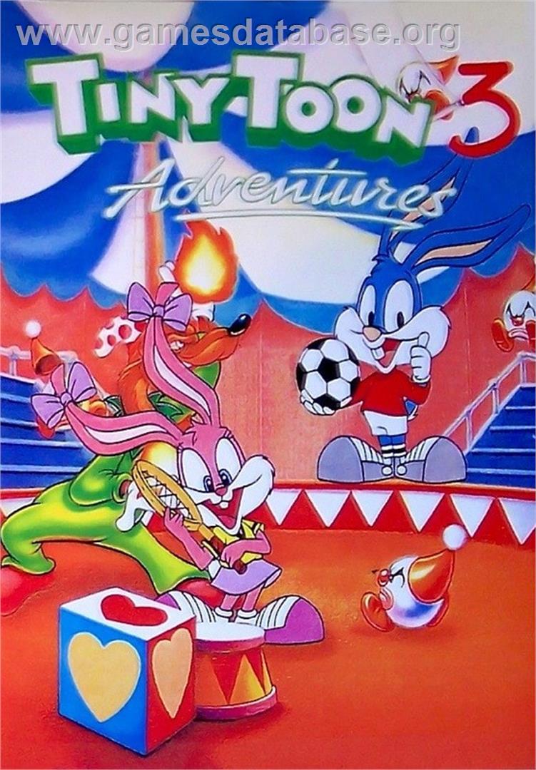 Tiny Toon Adventures 3 - Sega Genesis - Artwork - Box