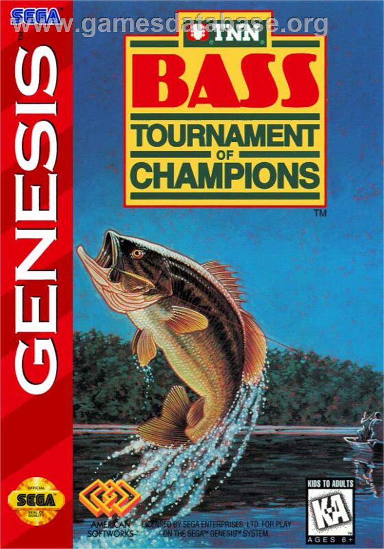 Tnn Bass Tournament Of Champions - Sega Genesis - Artwork - Box