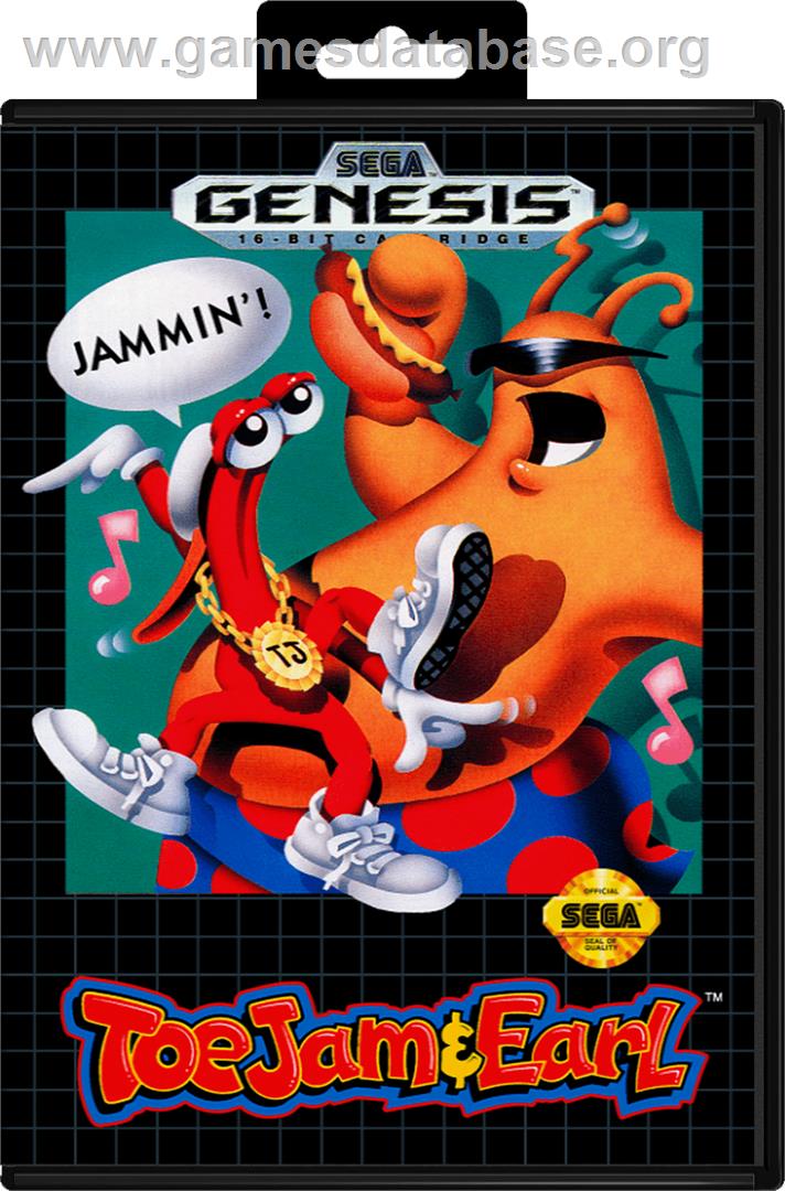 ToeJam & Earl - Sega Genesis - Artwork - Box